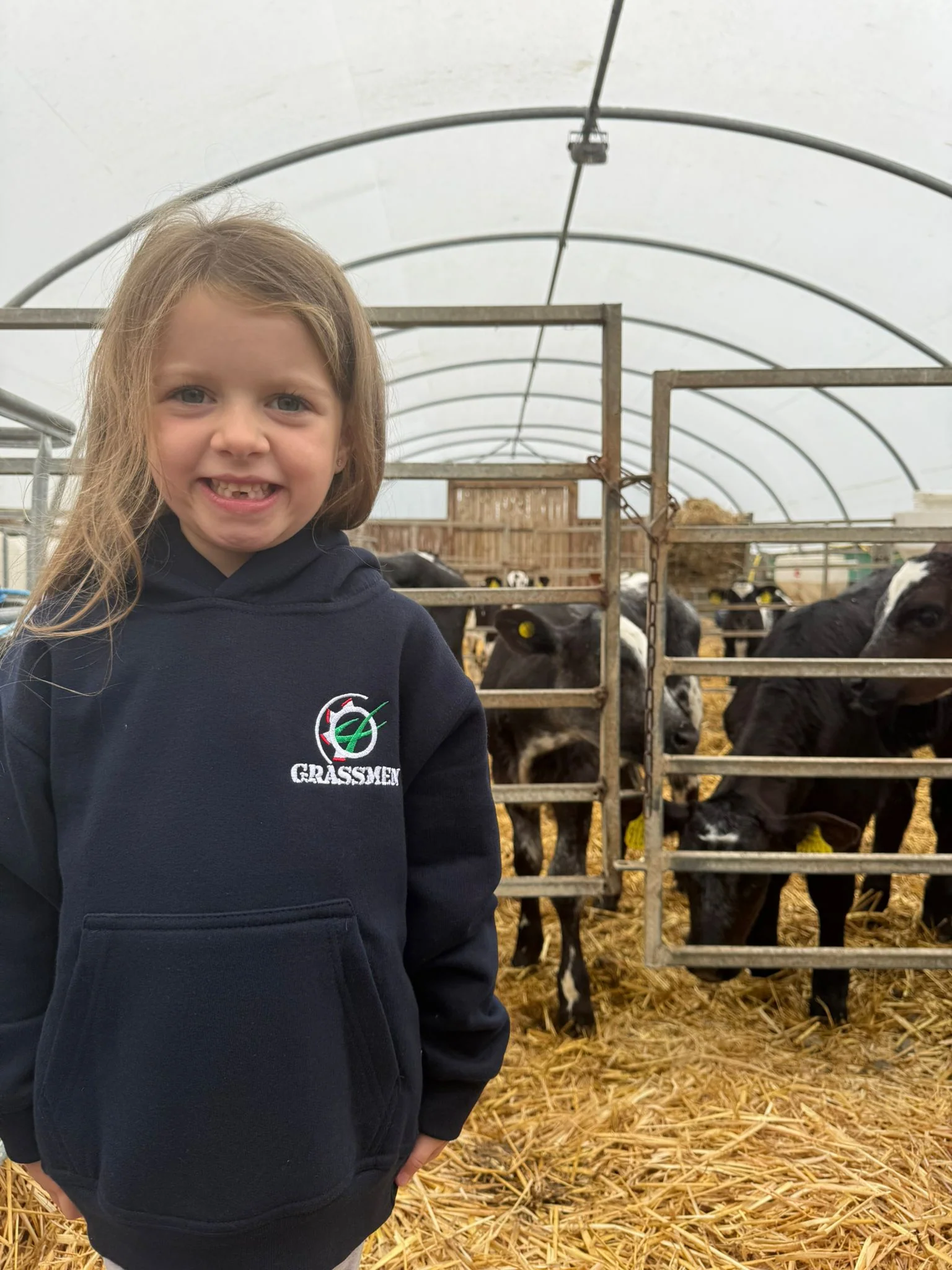 "AGRI is our CULTURE" Kids  Navy Hoodie - Image 6