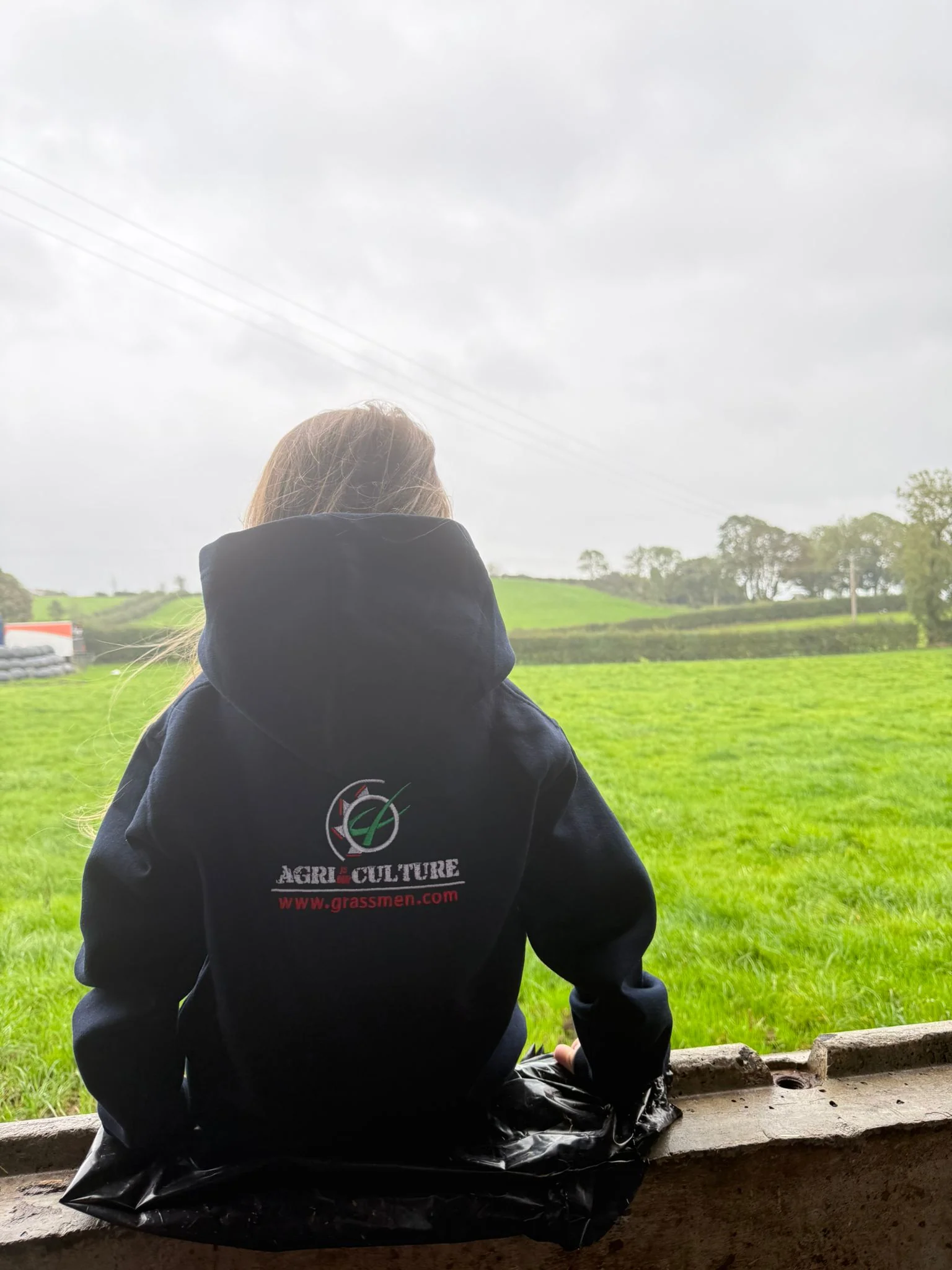 "AGRI is our CULTURE" Kids  Navy Hoodie - Image 8