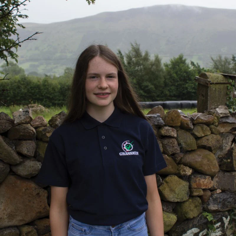 "AGRI is our CULTURE" Kids Navy Polo Shirt - Image 3