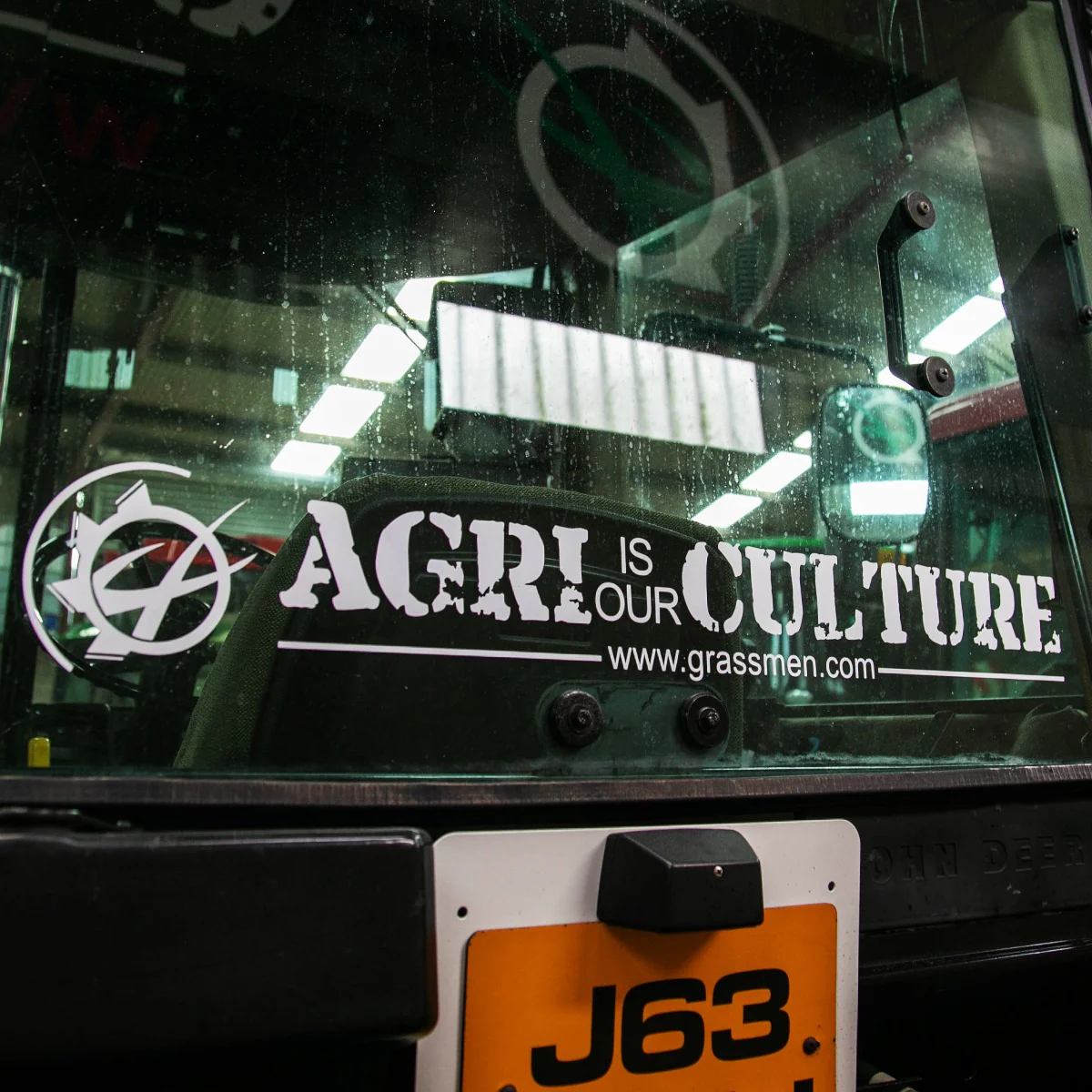 "AGRI is our CULTURE" Window Graphic Large (Internal Fitment)