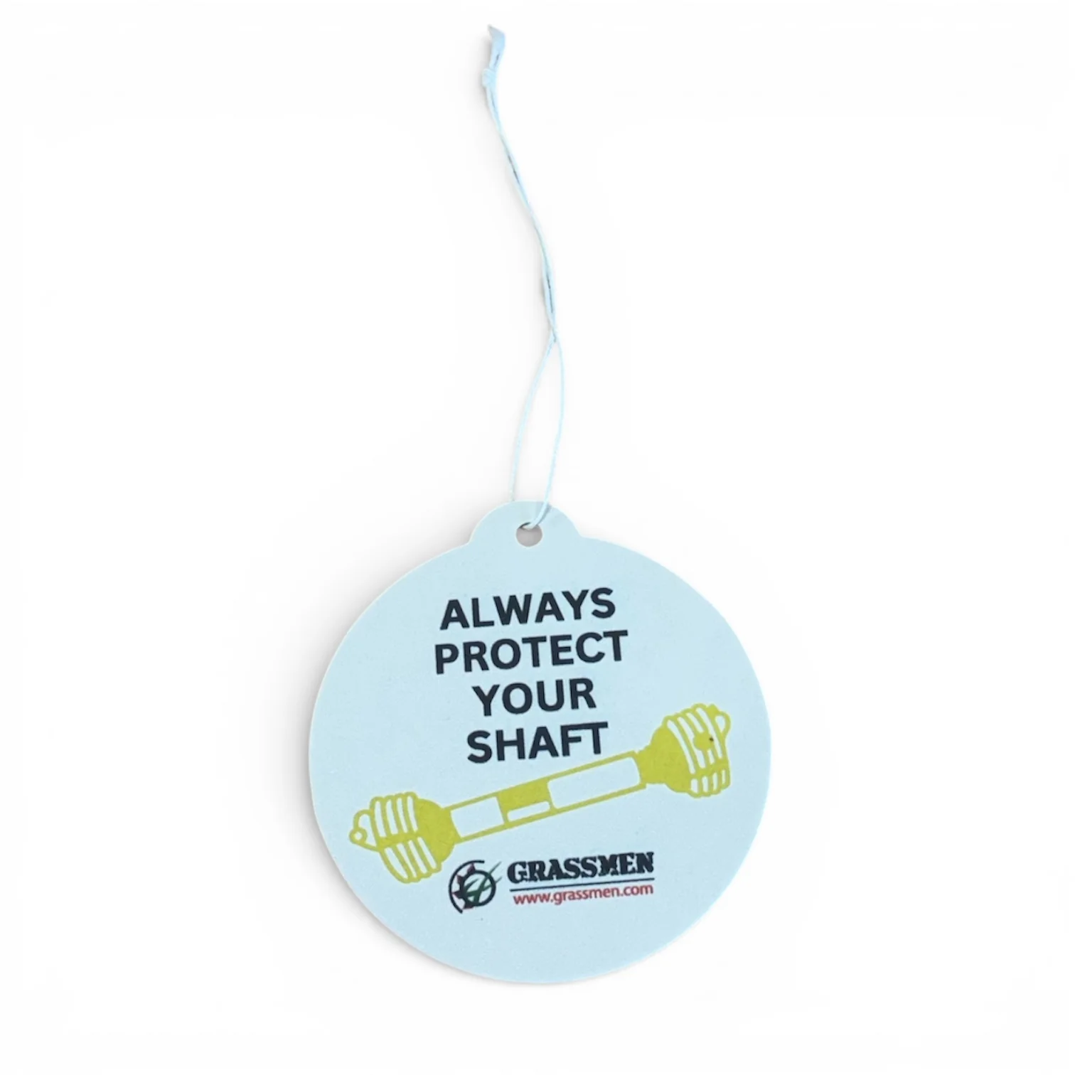 "Always Protect Your Shaft" Hanging Airfreshner - Scent Fresh Cotton