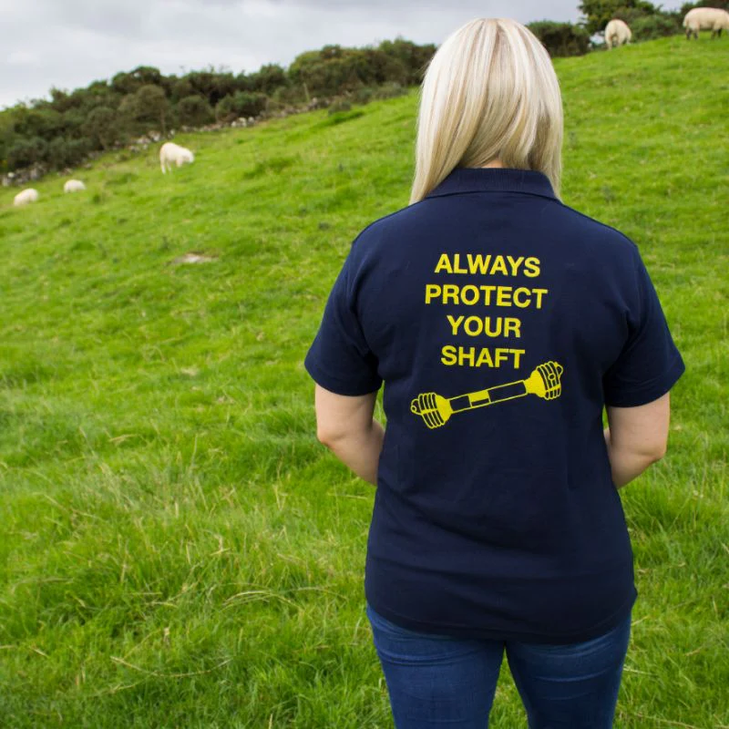 ALWAYS PROTECT YOUR SHAFT Navy Polo Shirt - Image 4