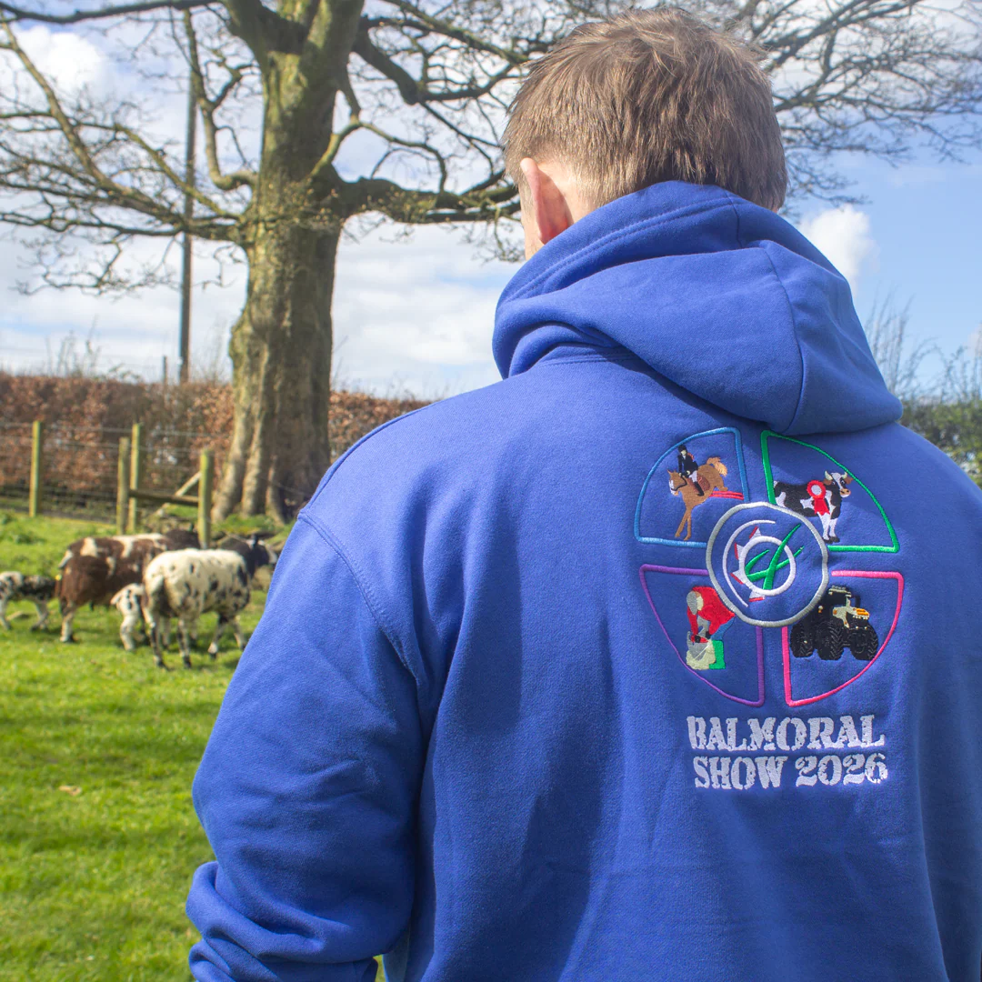 "Balmoral Show 2026" Limited Edition Show Special Unisex Adults Royal Blue Hoodie - Image 8