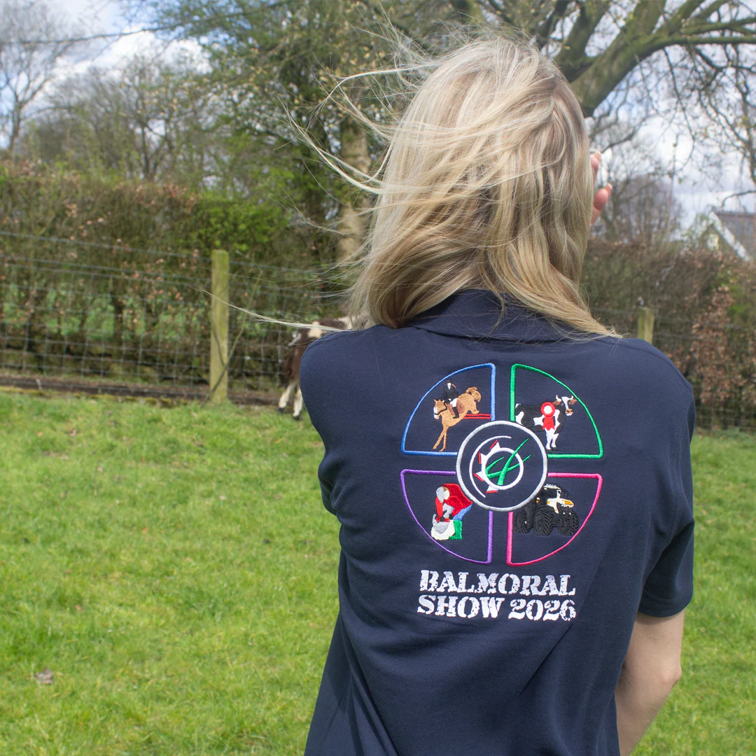"Balmoral Show 2026" Limited Edition Show Special Unisex Kids Navy Polo Shirt - Image 3