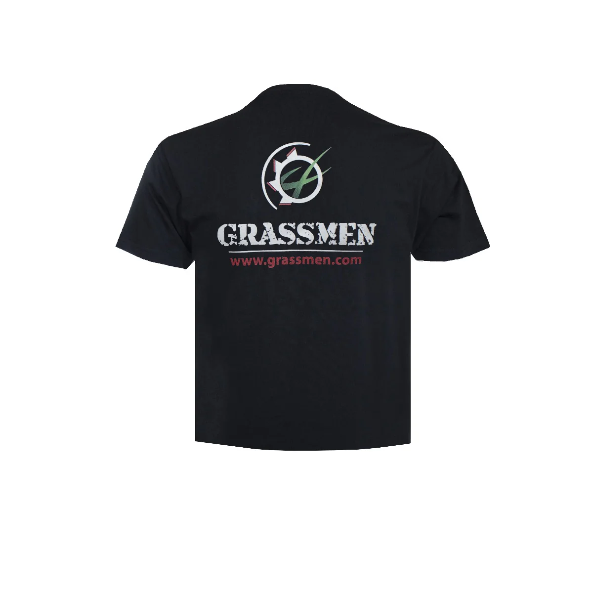 "GRASSMEN" Kids Black T-Shirt - Image 3