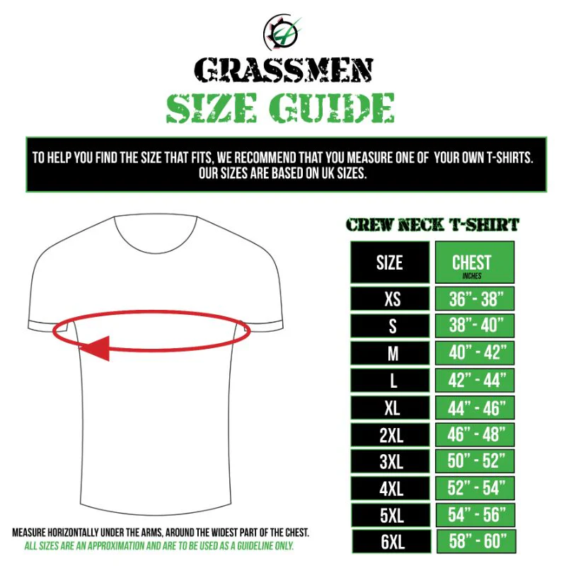 "GRASSMEN" Unisex Adults Bottle Green T-Shirt - Image 6