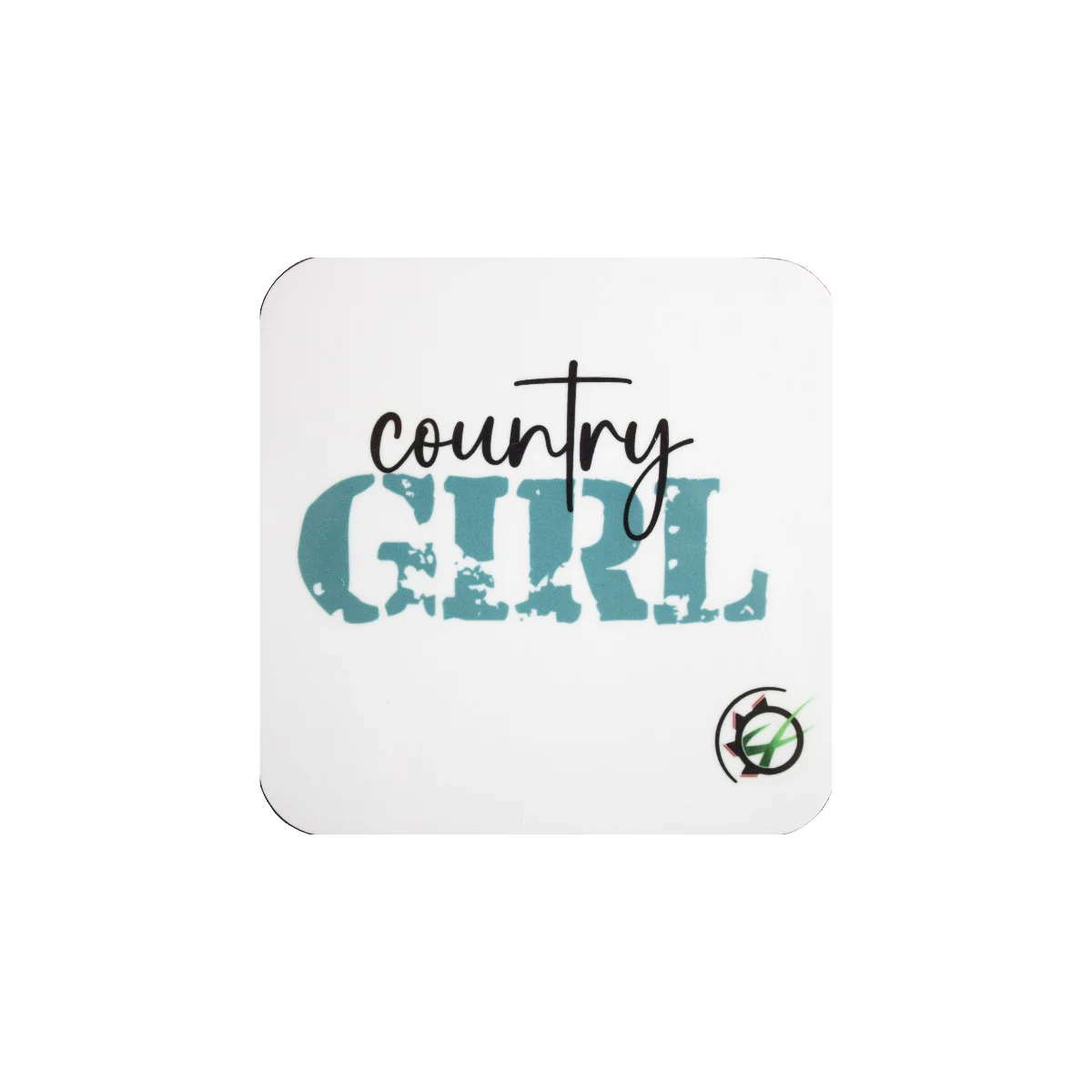 "COUNTRY GIRL" Wooden Coaster