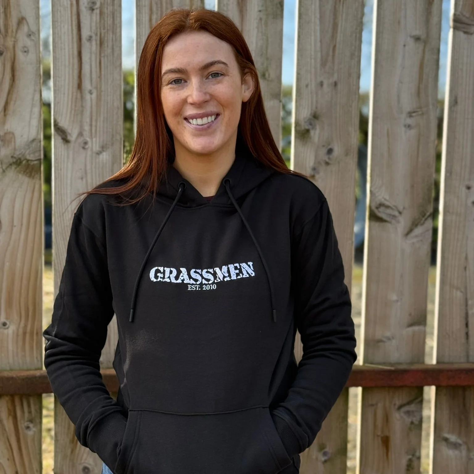 GRASSMEN Anthem Lite Hoodie Black - Image 2