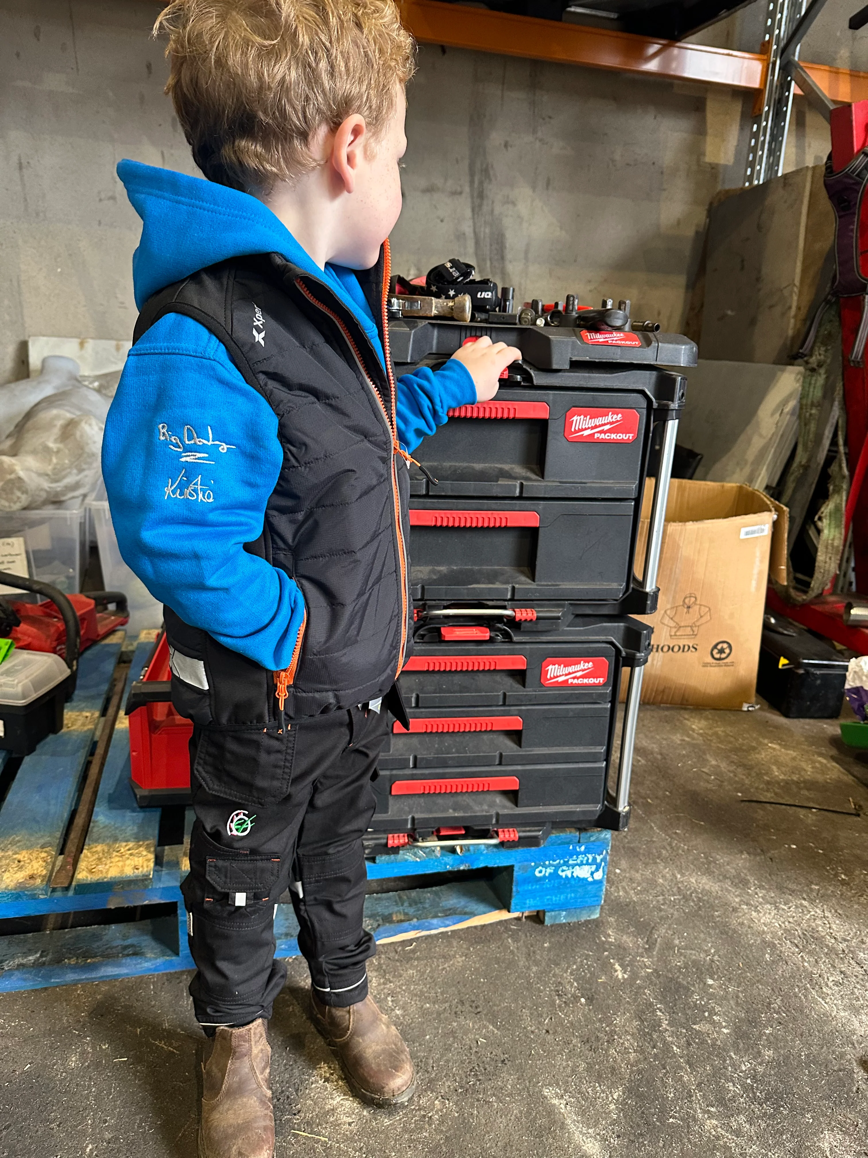 "GRASSMEN"  Kids Holster Pocket Work Trousers - Image 7