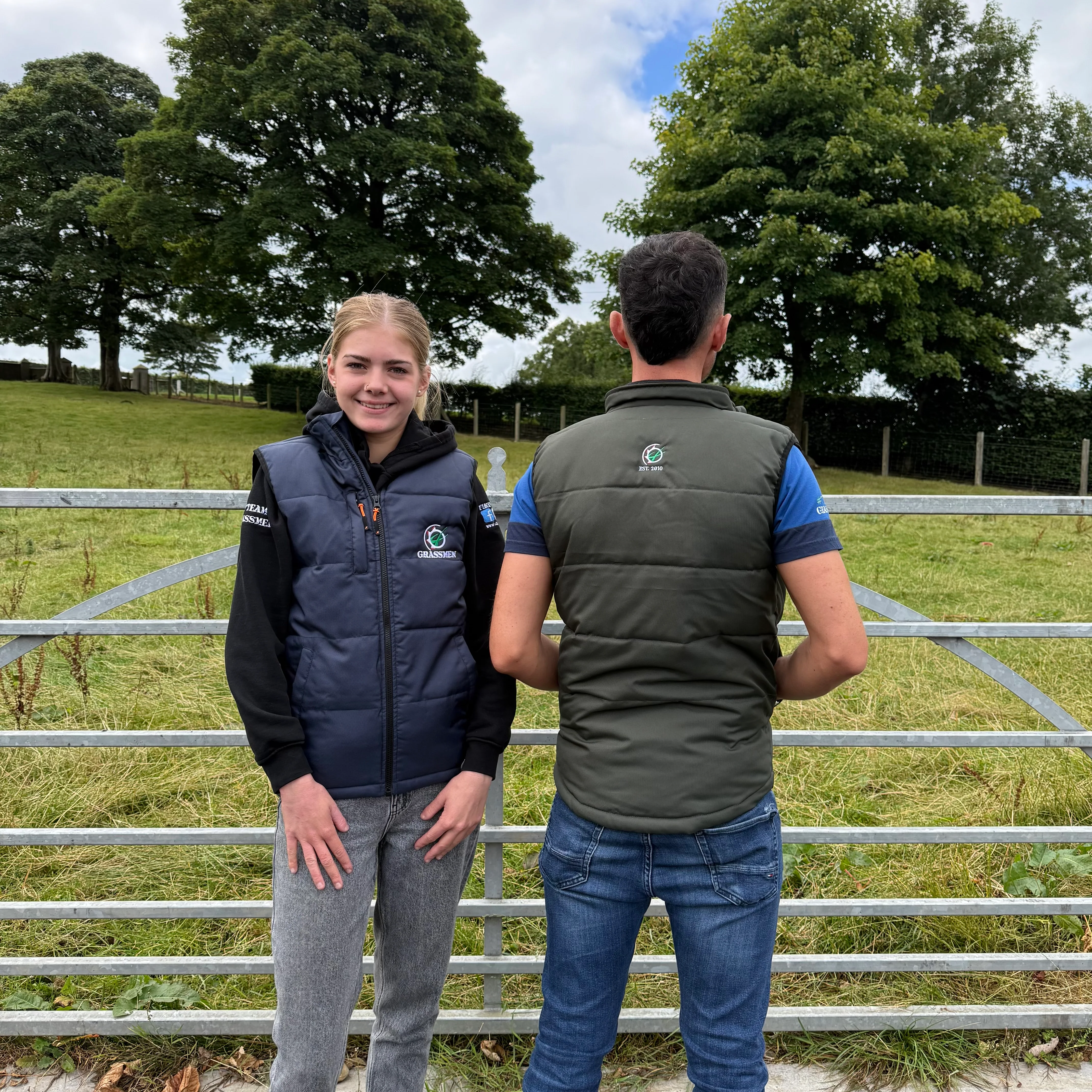 GRASSMEN Core Padded Bodywarmer Navy - Image 6