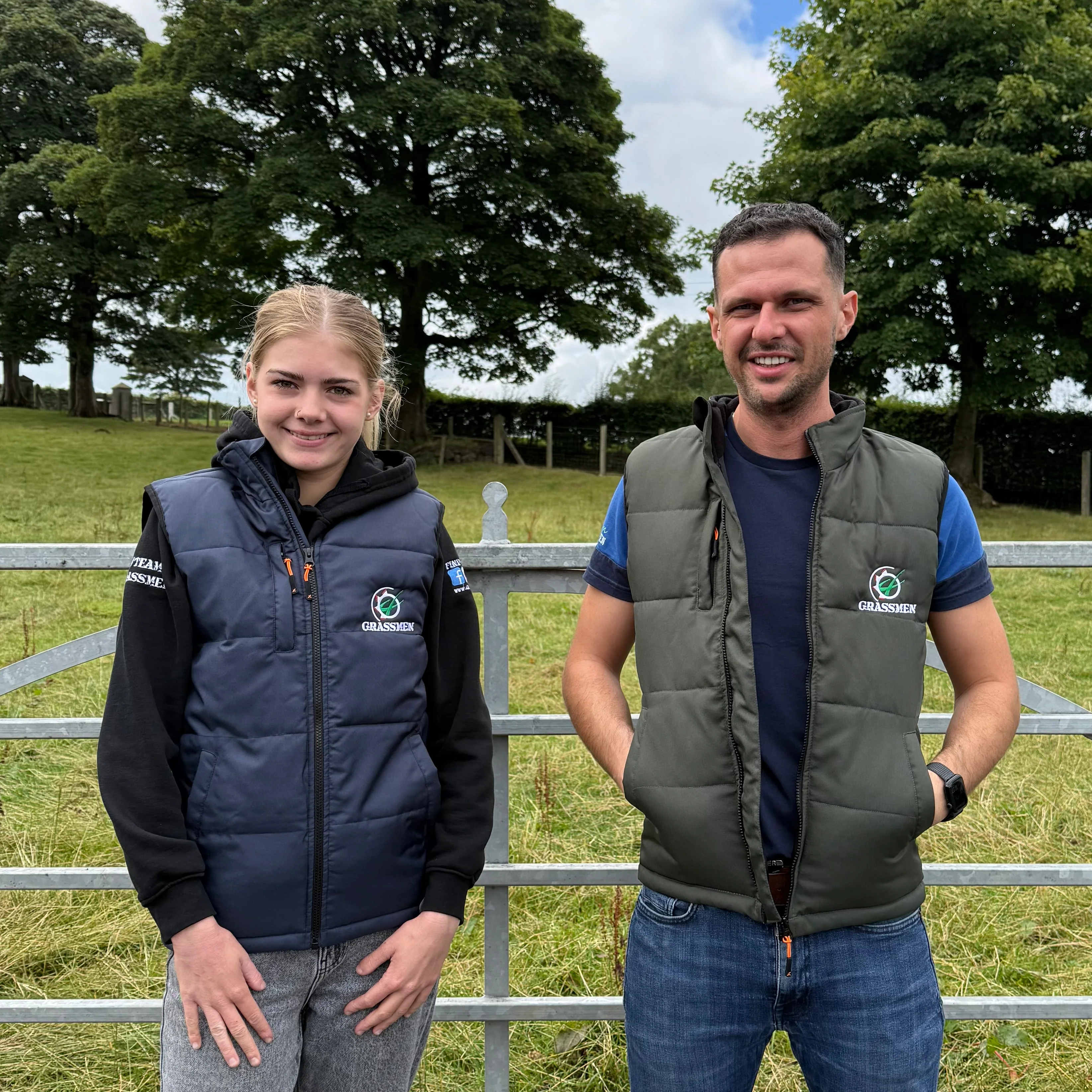 GRASSMEN Core Padded Bodywarmer Navy - Image 7
