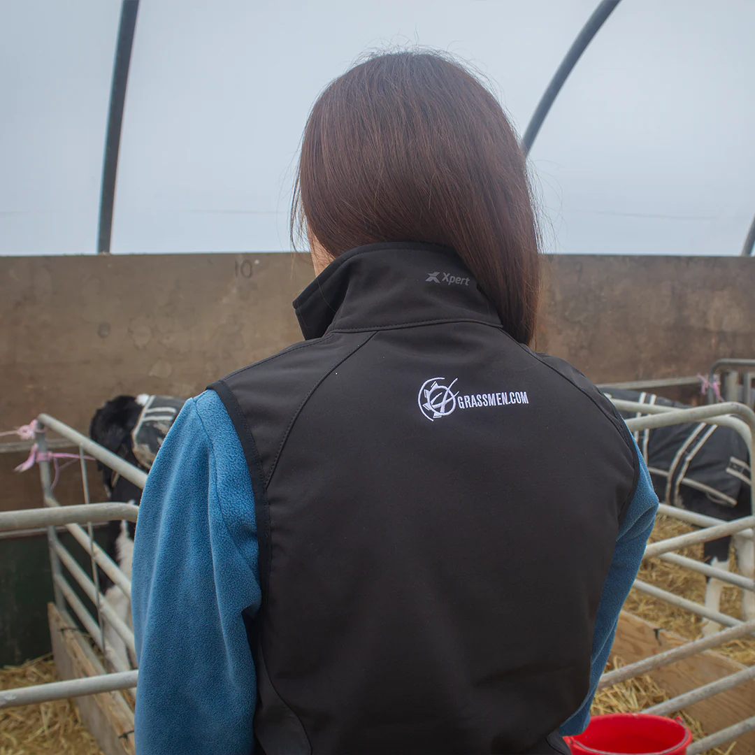 GRASSMEN Core Softshell Bodywarmer Black - Image 3