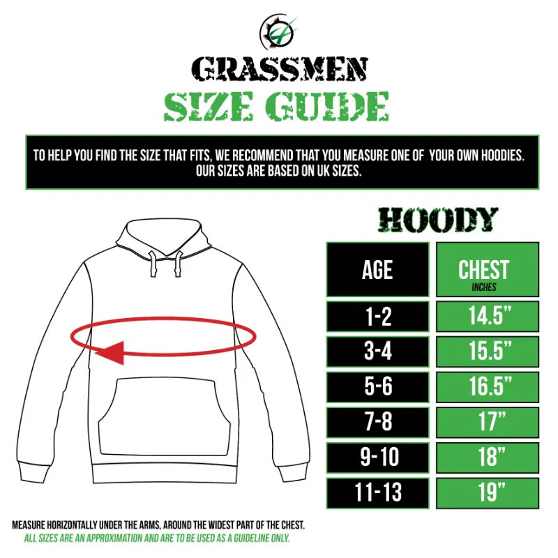 "GRASSMEN" Kids Pink Hoodie - Image 10
