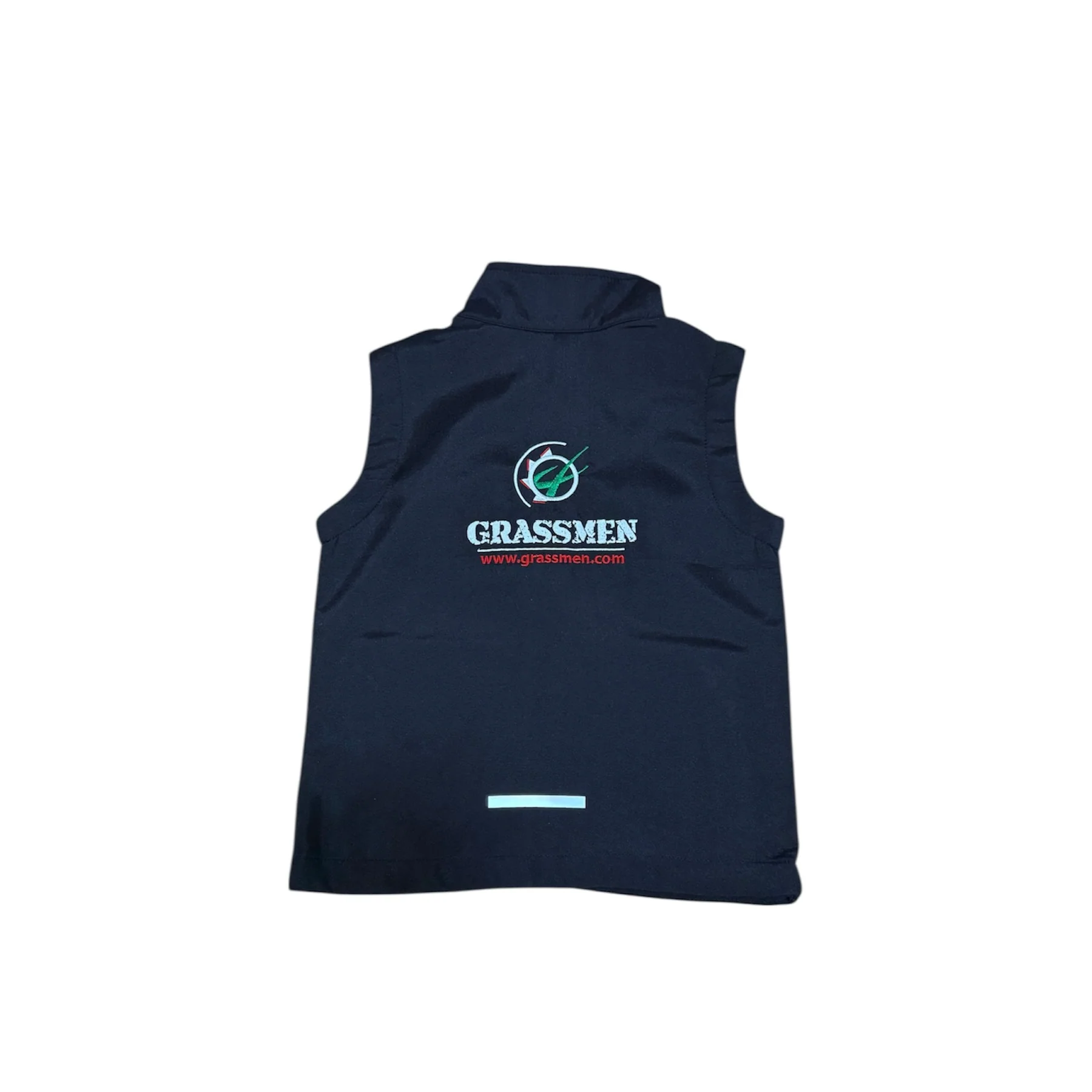 GRASSMEN Kids Softshell Gilet Black - Image 2