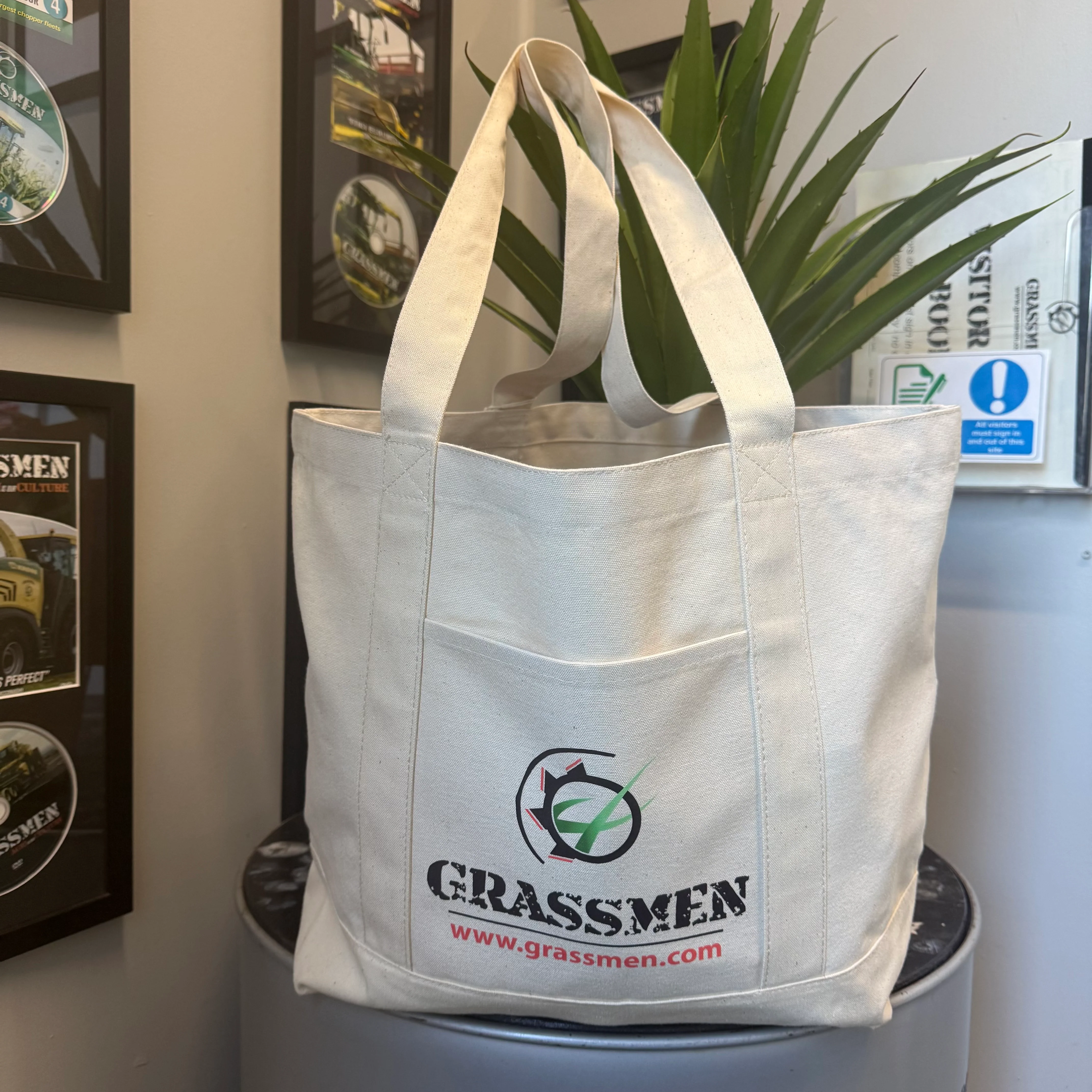 GRASSMEN Shopper Bag Natural - Image 3