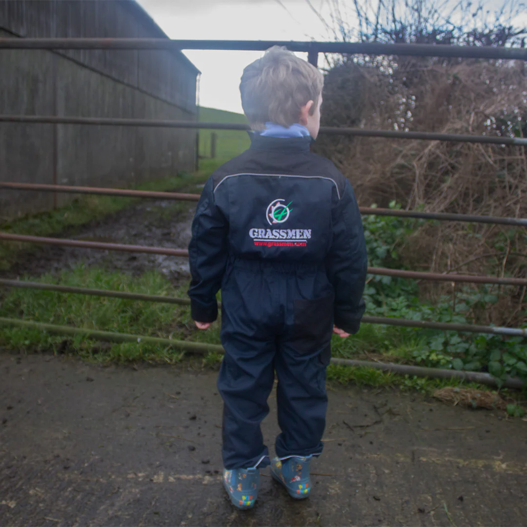 GRASSMEN Xpert Kids Navy Coverall - Image 3