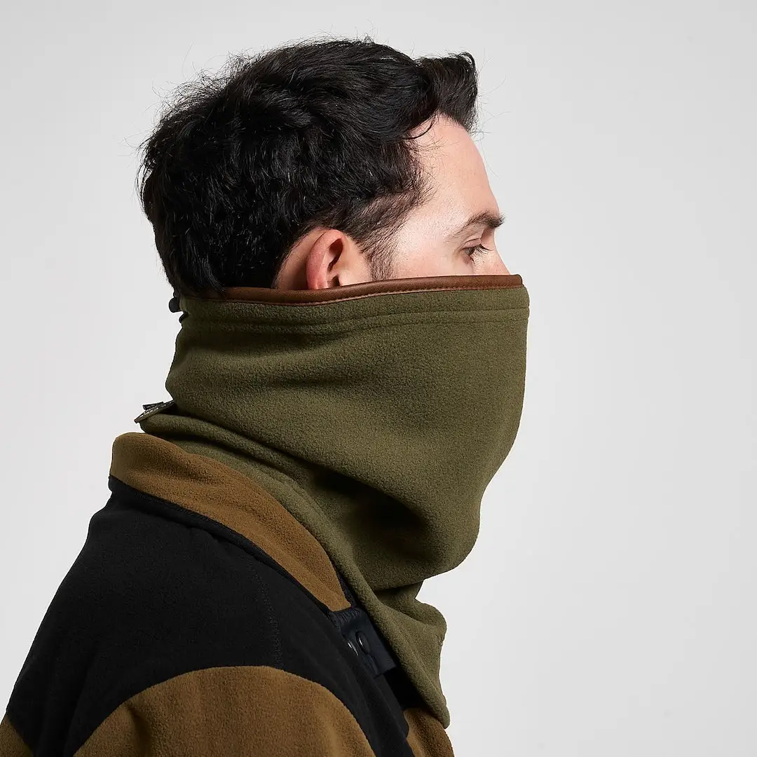 Jack Pyke Countryman Fleece Neck Gaiter - Dark Olive - Image 2