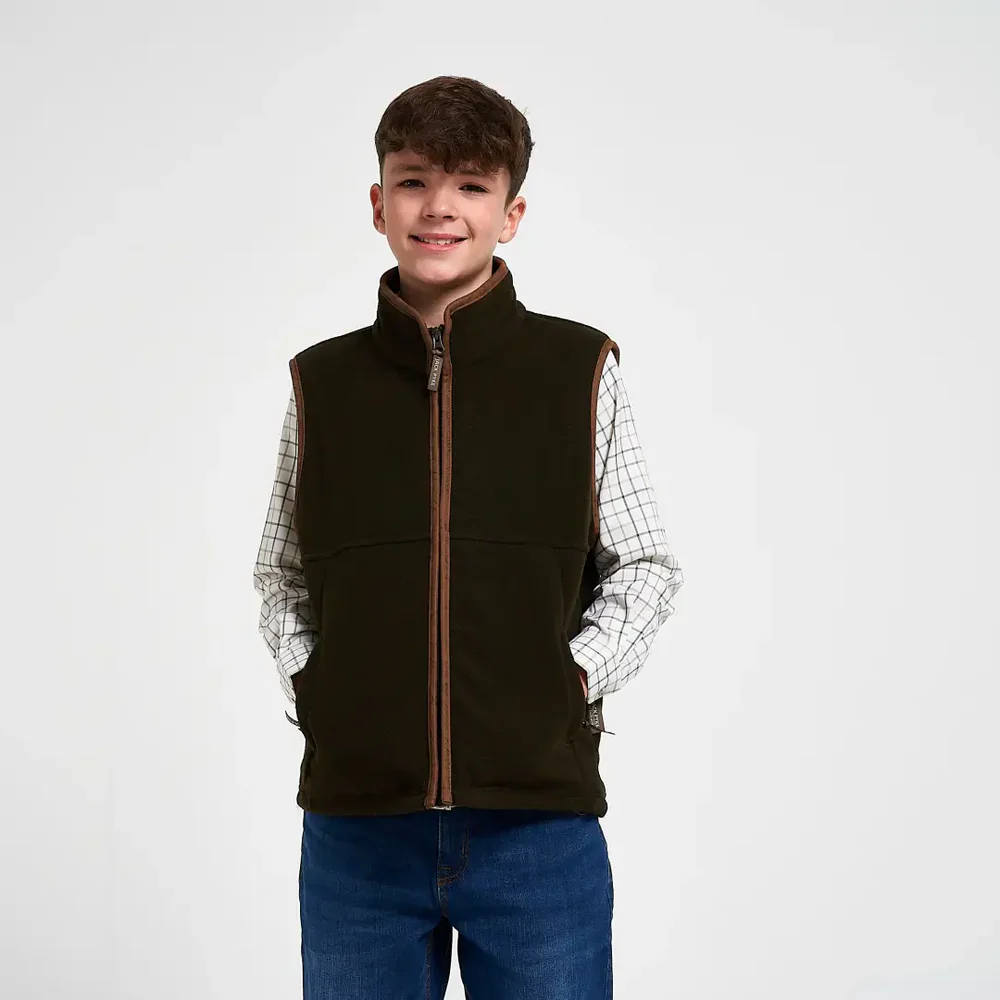Jack Pyke Junior Countryman Gilet Olive - Image 2