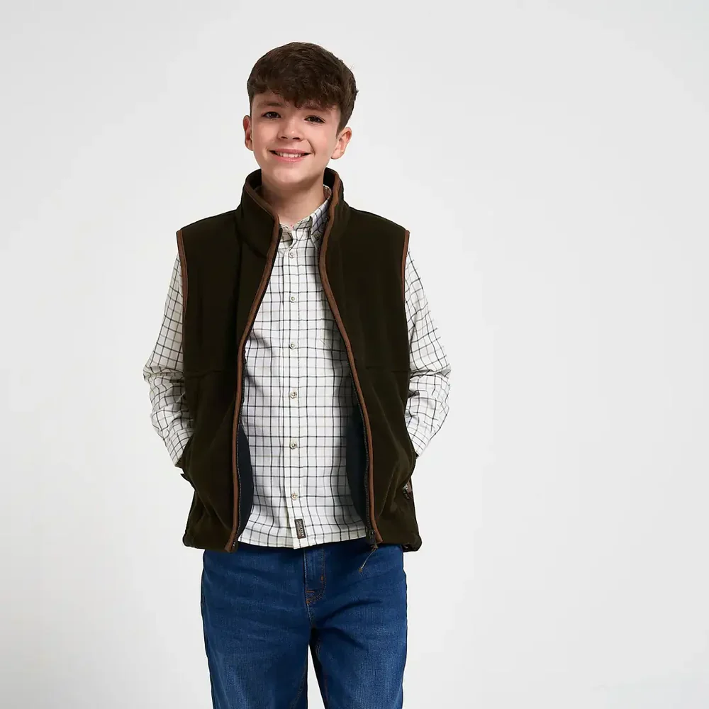 Jack Pyke Junior Countryman Gilet Olive - Image 3