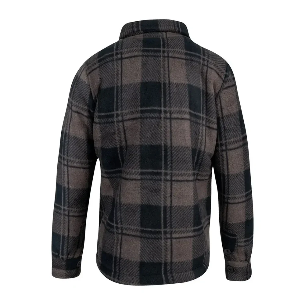 Jack Pyke Junior Tundra Shirt Brown Check - Image 2