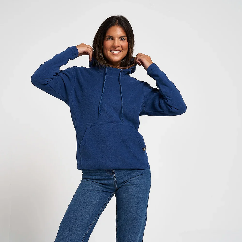 Jack Pyke Ladies Fleece Hoodie Denim - Image 2