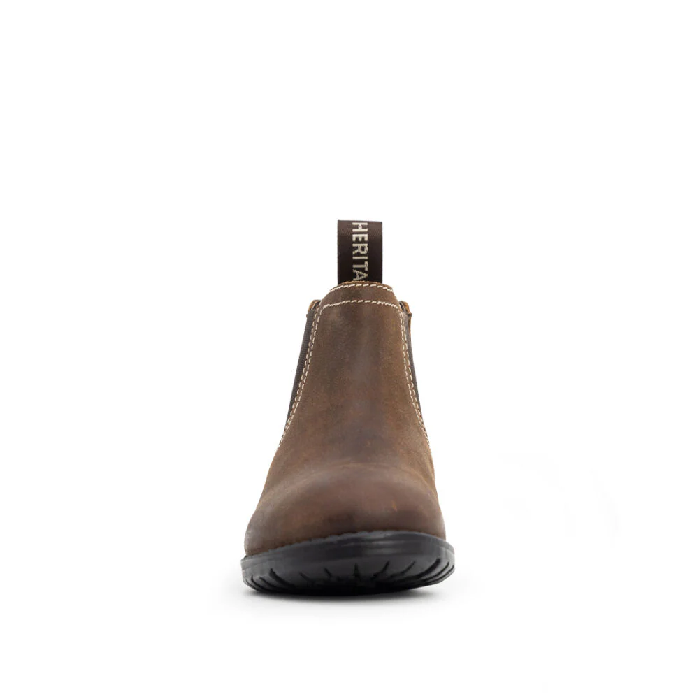 "Heritage Farrier" Kids Chelsea Boot Rustic Brown - Image 5