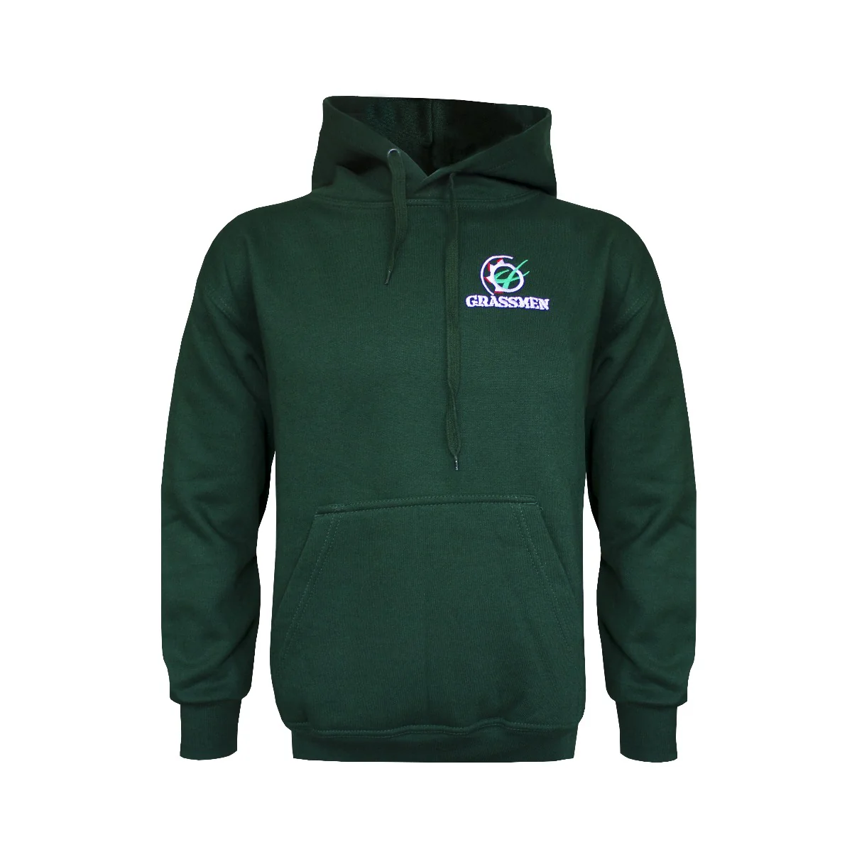 "Just trying to get my sheep together" Bottle Green Hoodie Unisex Adults Hoodie - Image 2