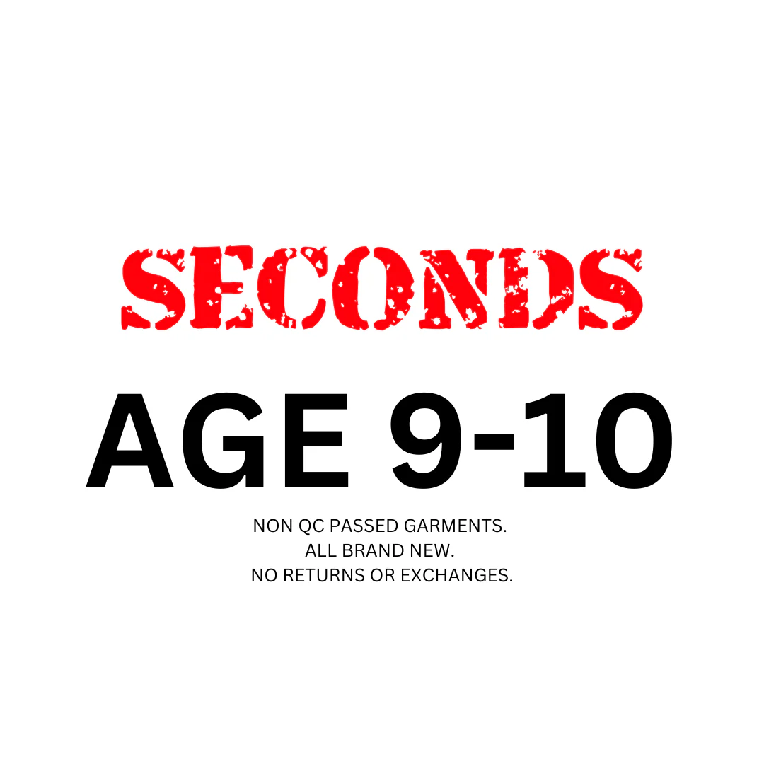 Kids Seconds Age 9-11 ** SECONDS ITEM KIDS**