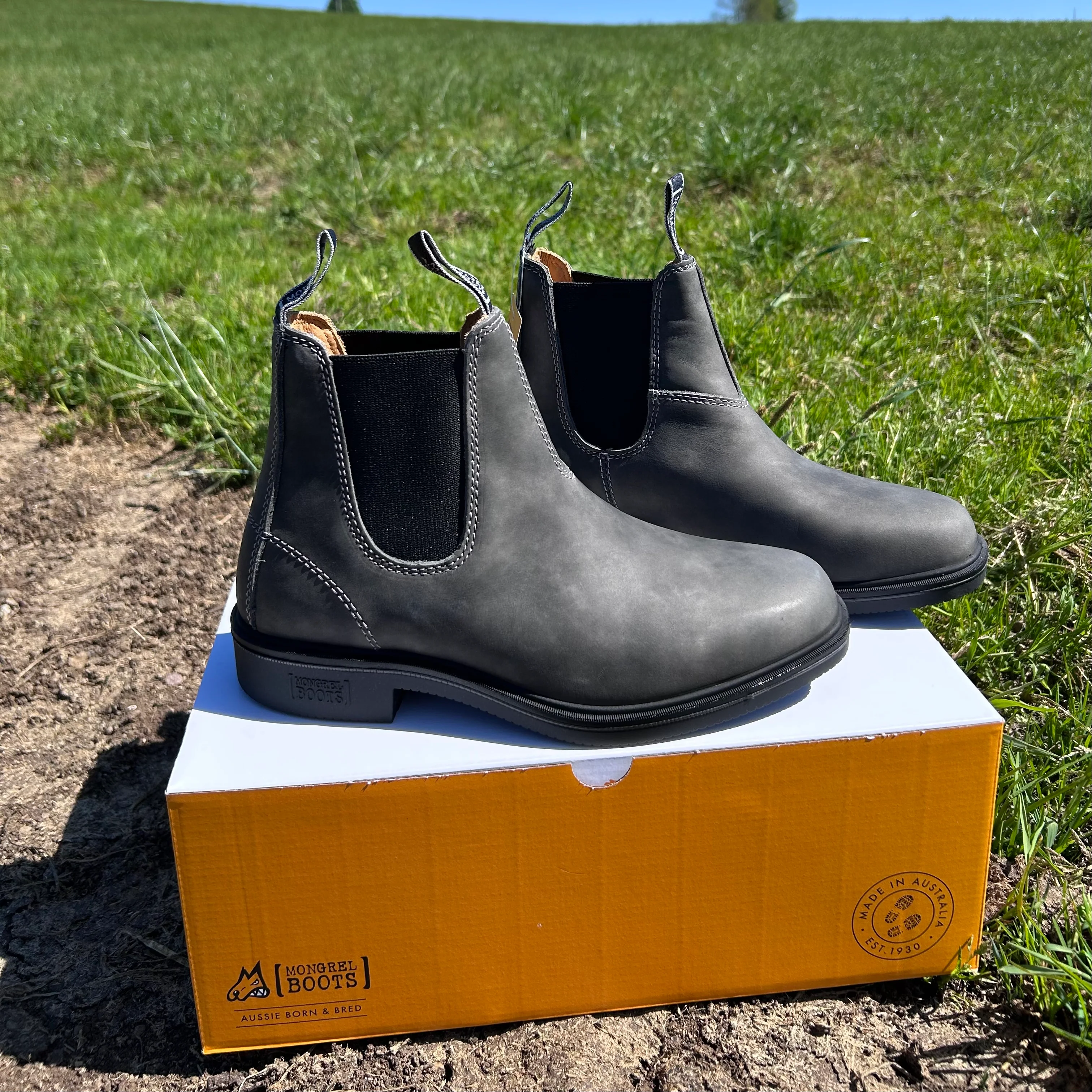 Mongrel Cloudy Grey Dealer Boot, Chisel Toe, Non-Safety K92085 - Image 2