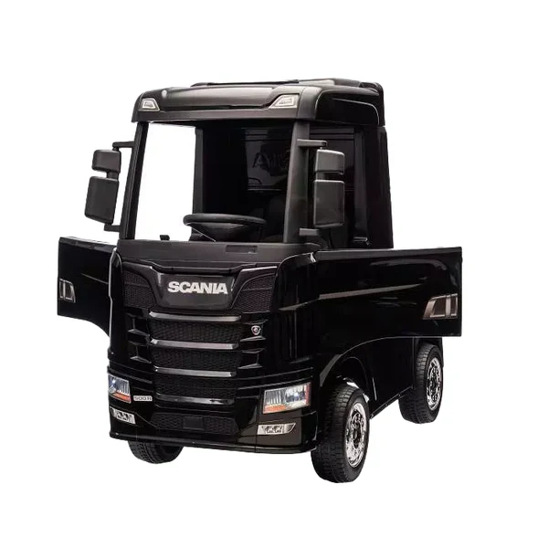 Official Scania 24V Black Ride-On Truck & Trailer - Image 4