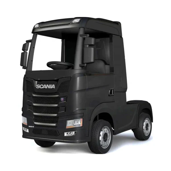 Official Scania 24V Black Ride-On Truck & Trailer - Image 5
