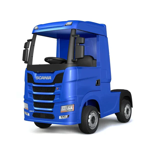 Official Scania Blue 24V Ride-On Truck & Trailer - Image 4